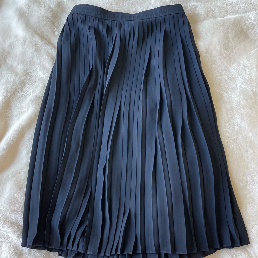 J.Crew Pleated Midi Skirt